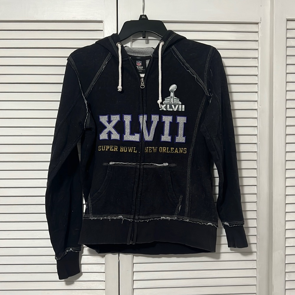 women’s superbowl 48 zip up